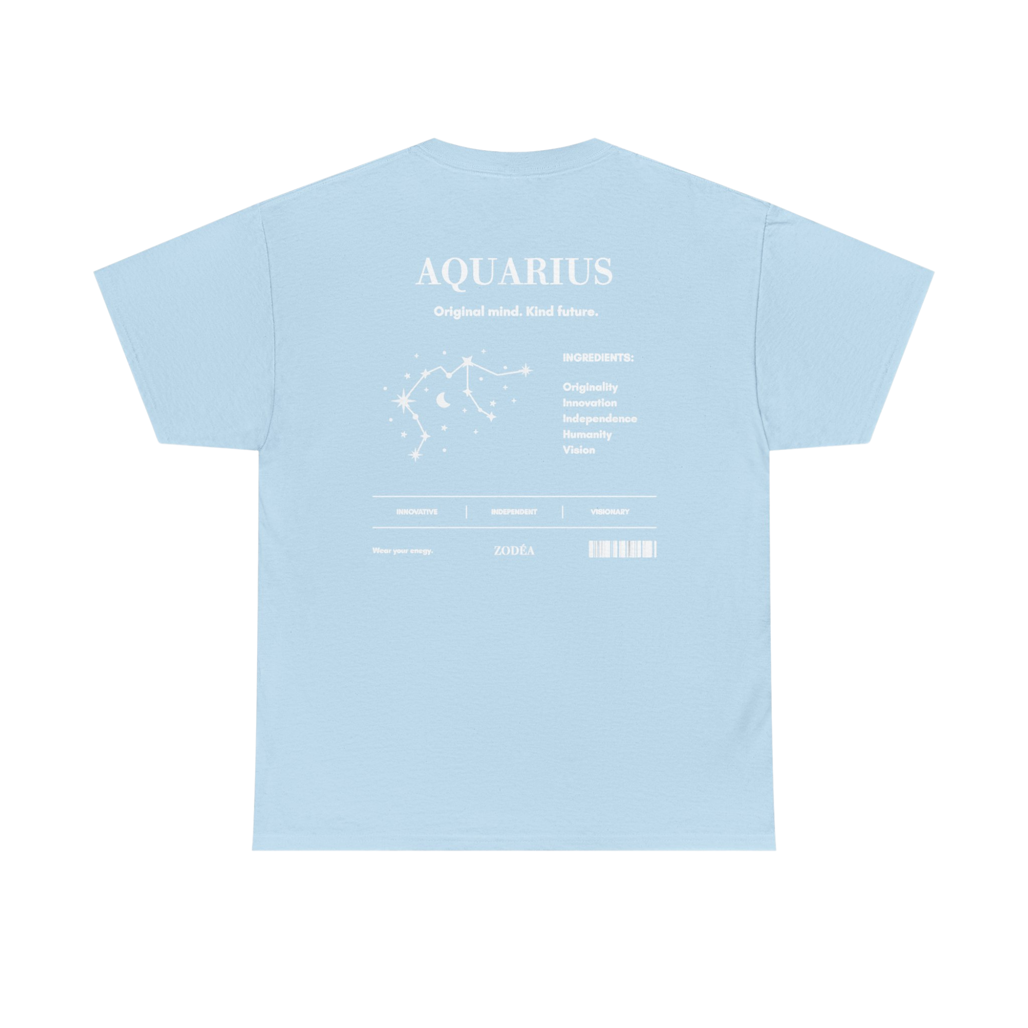 Camiseta del Zodiaco Constelación de Acuario