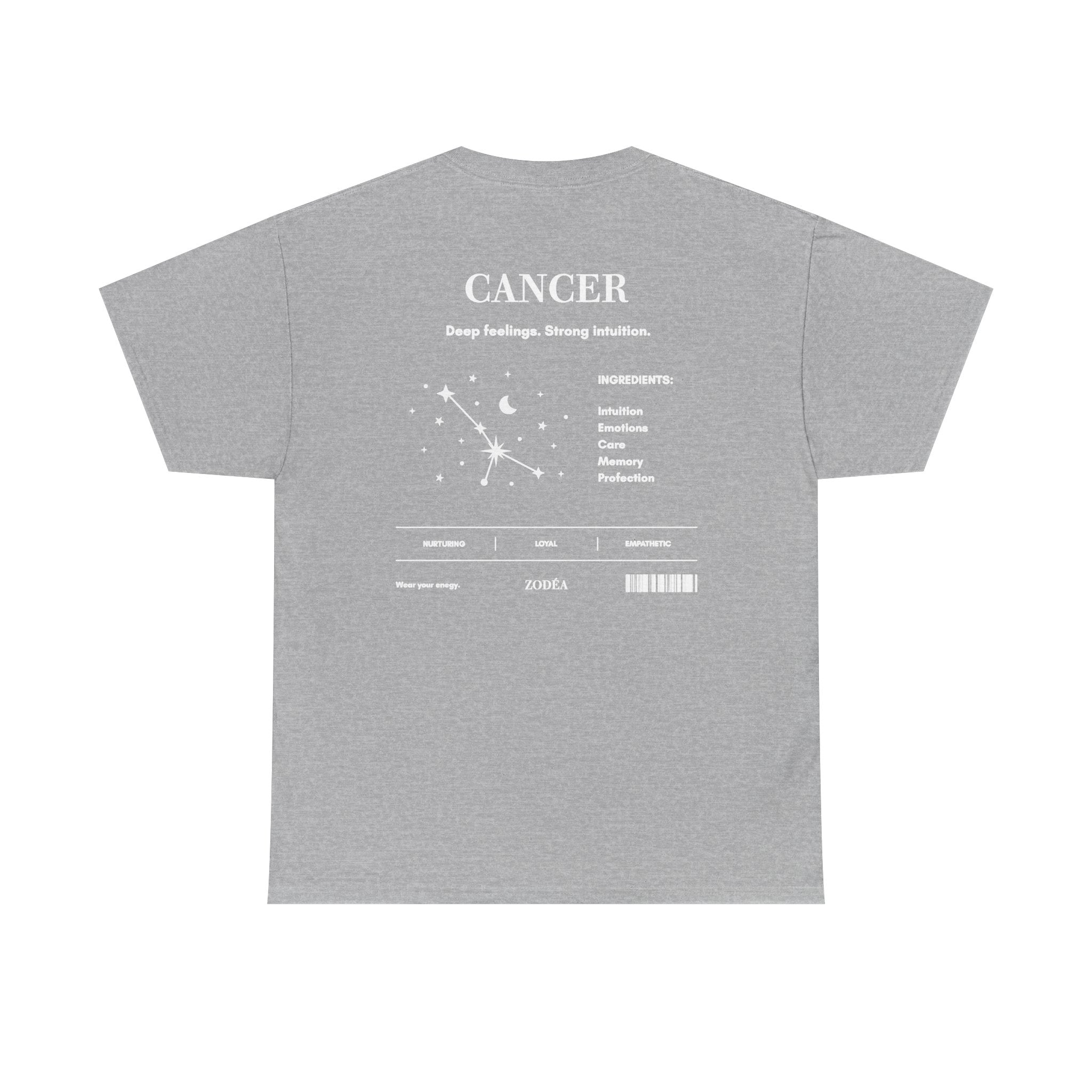 Camiseta del Zodíaco Constelación Cáncer