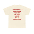 Capricorn Zodiac Tee — "If It's Quietly Ambitious & Already... It's a Capricorn"