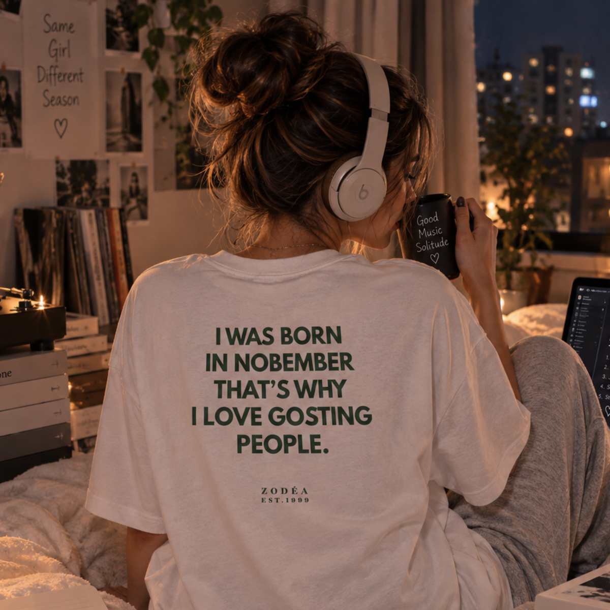 November Birthday Tee — "I Was Born in November That's Why I Love Costing People"
