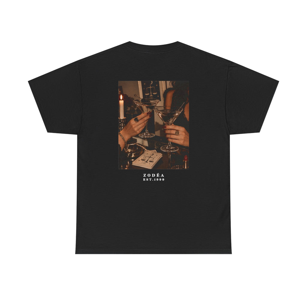 Libra Vintage Cocktail Photo Tee