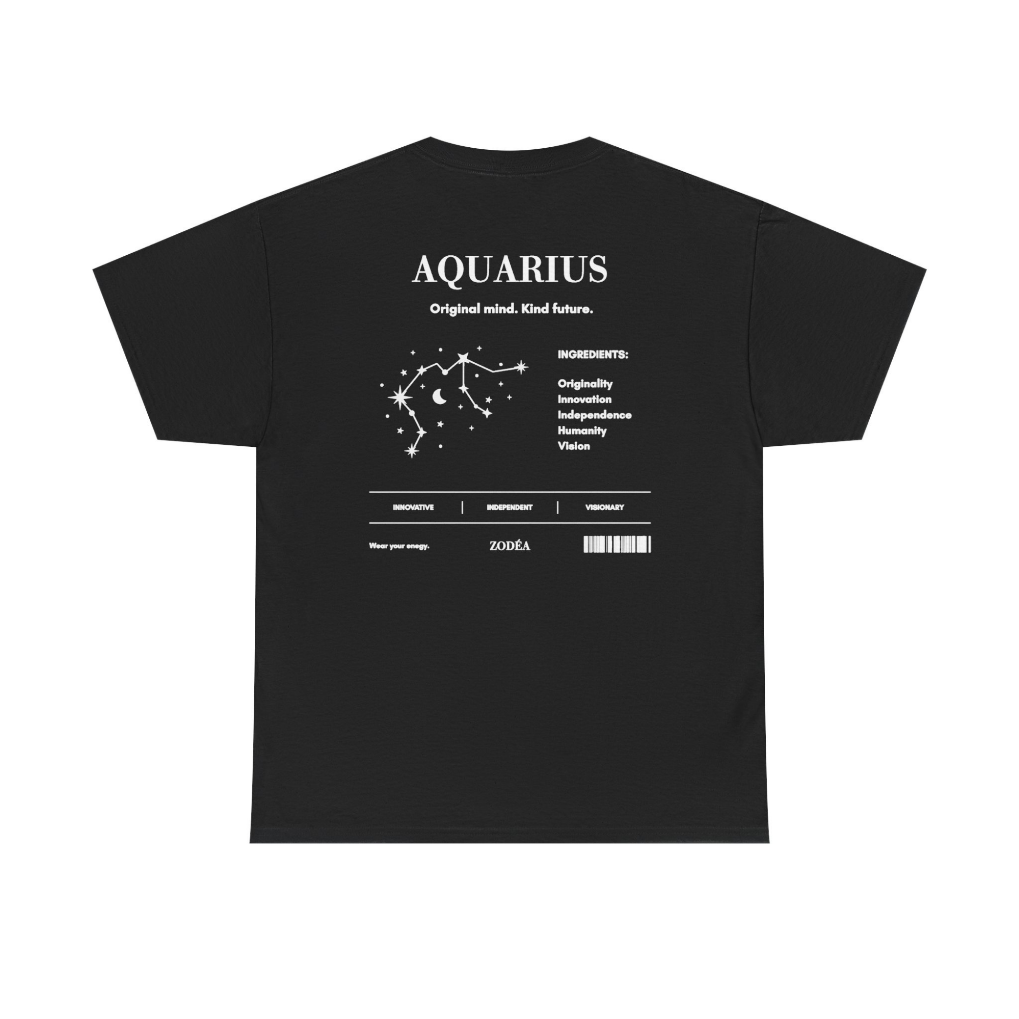 Camiseta del Zodiaco Constelación de Acuario
