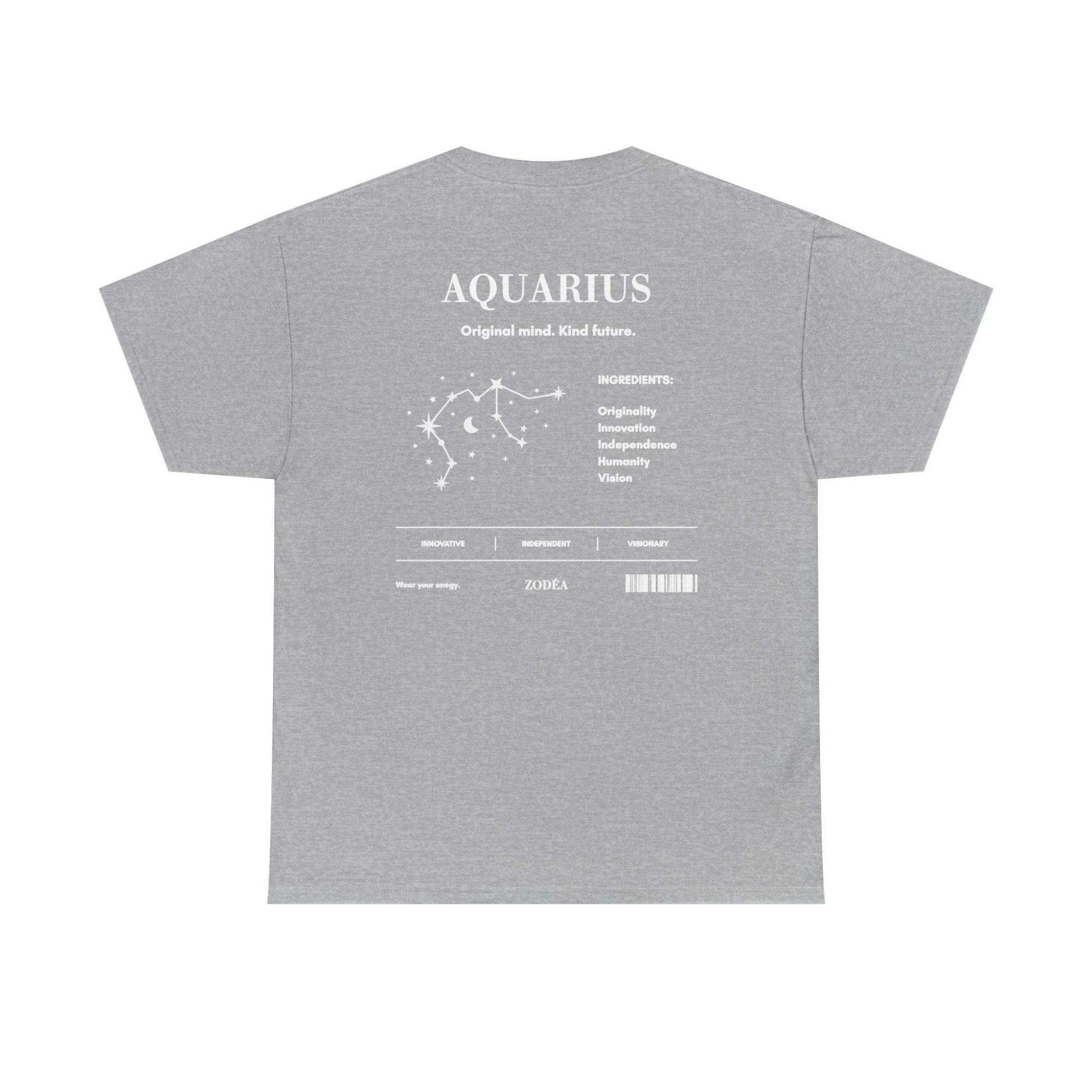 Camiseta del Zodiaco Constelación de Acuario