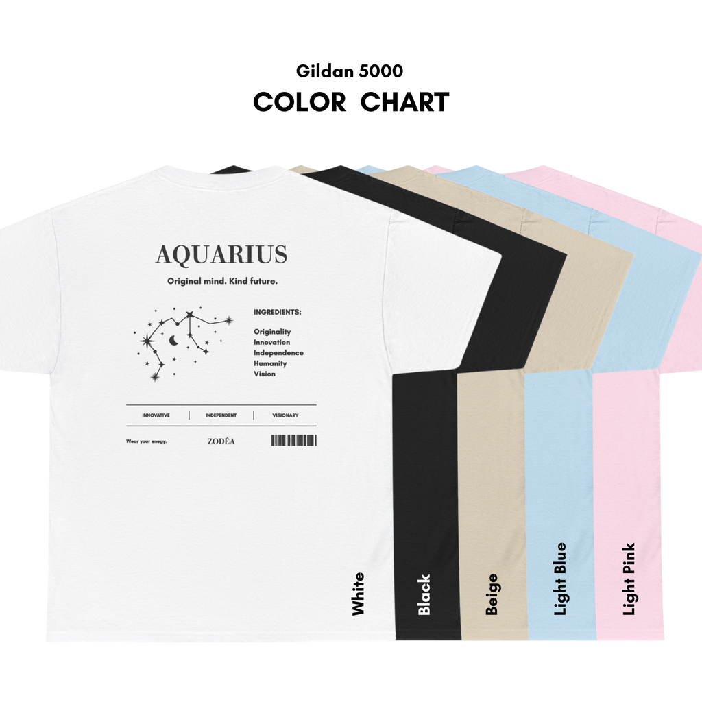 Aquarius Constellation Zodiac Tee