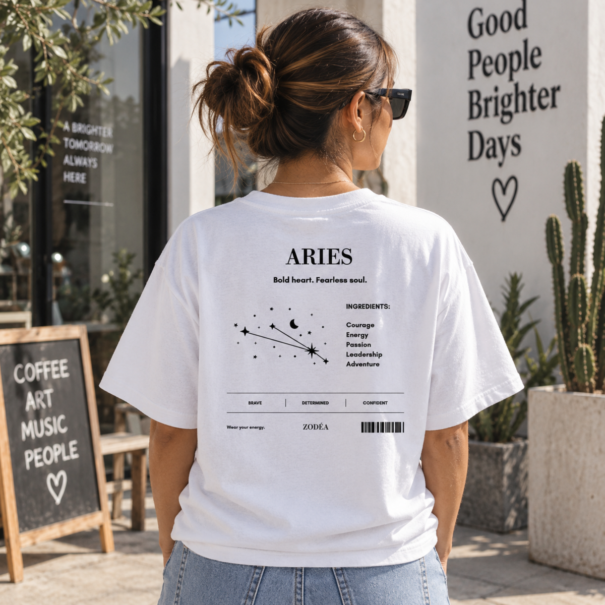Camiseta del Zodíaco Constelación de Aries