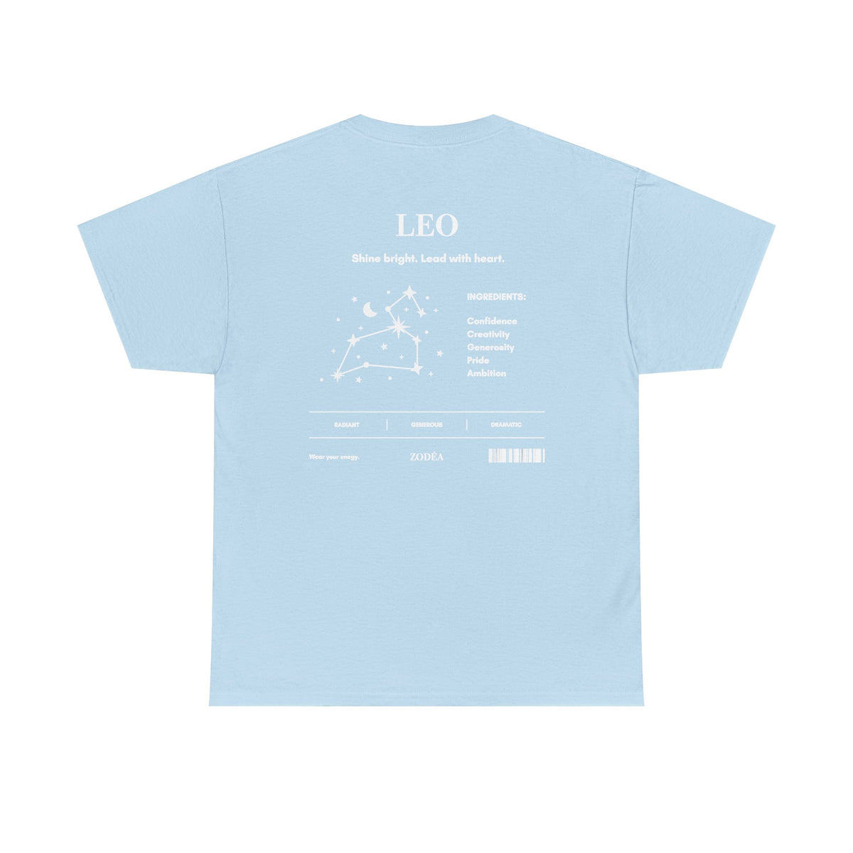 Camiseta del Zodíaco de la Constelación de Leo