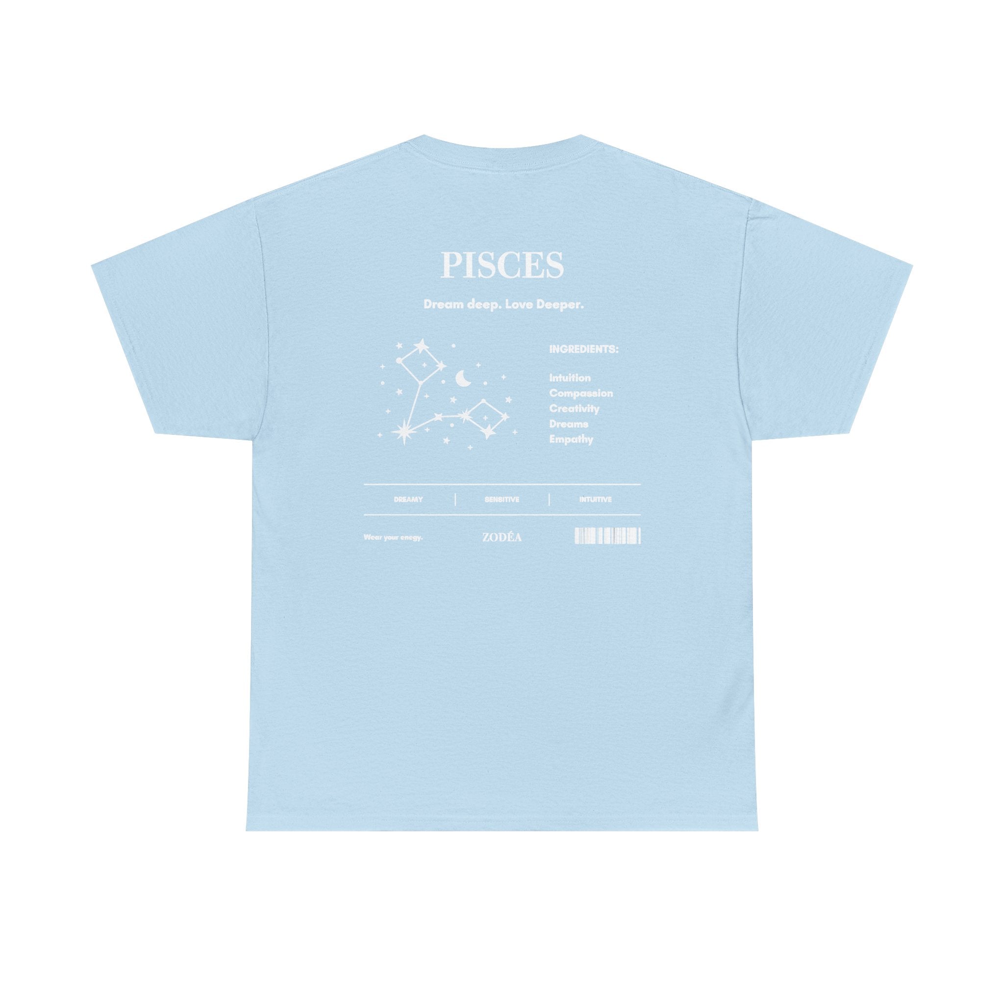 Camiseta del Zodiaco Constelación de Piscis