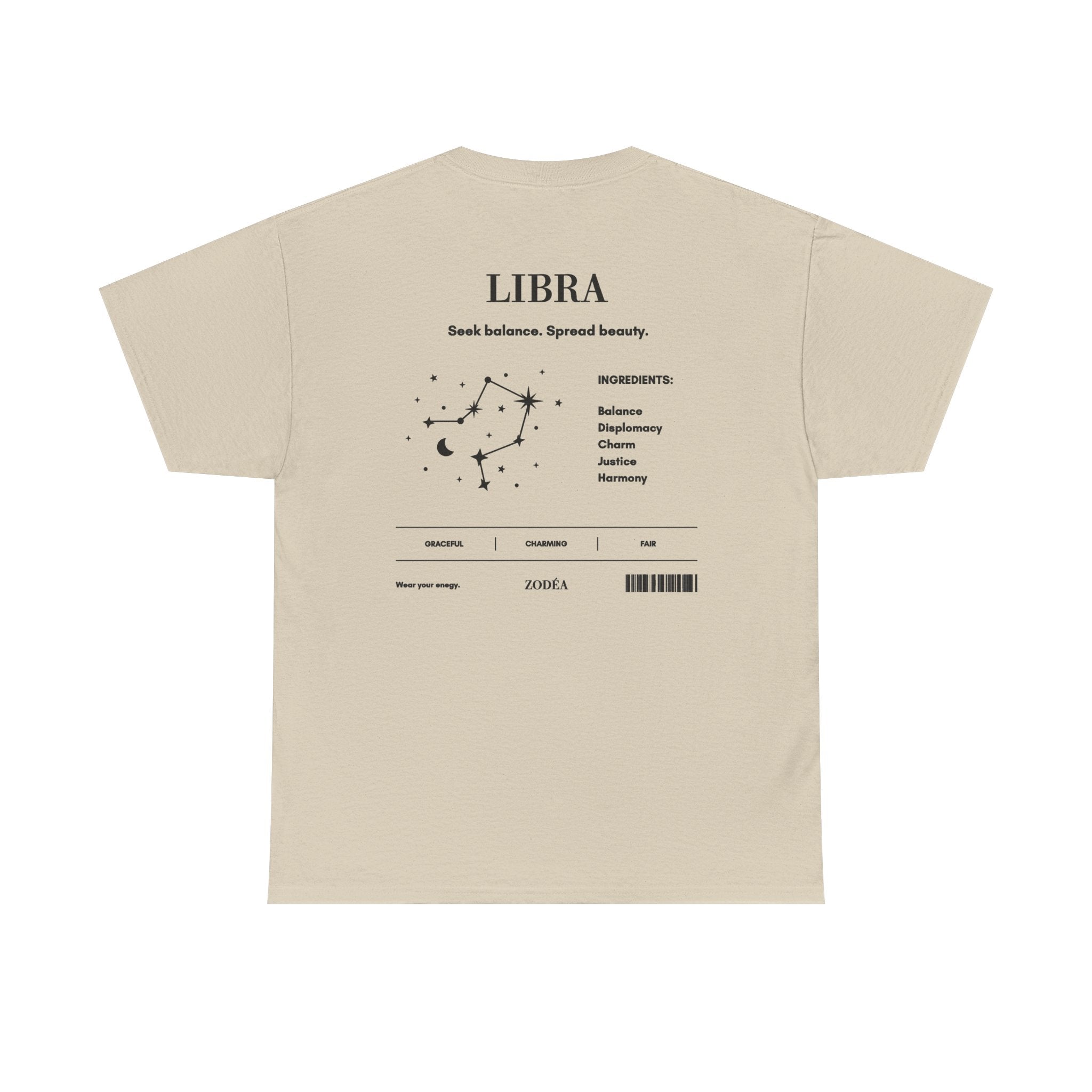 Camiseta del Zodiaco Constelación Libra
