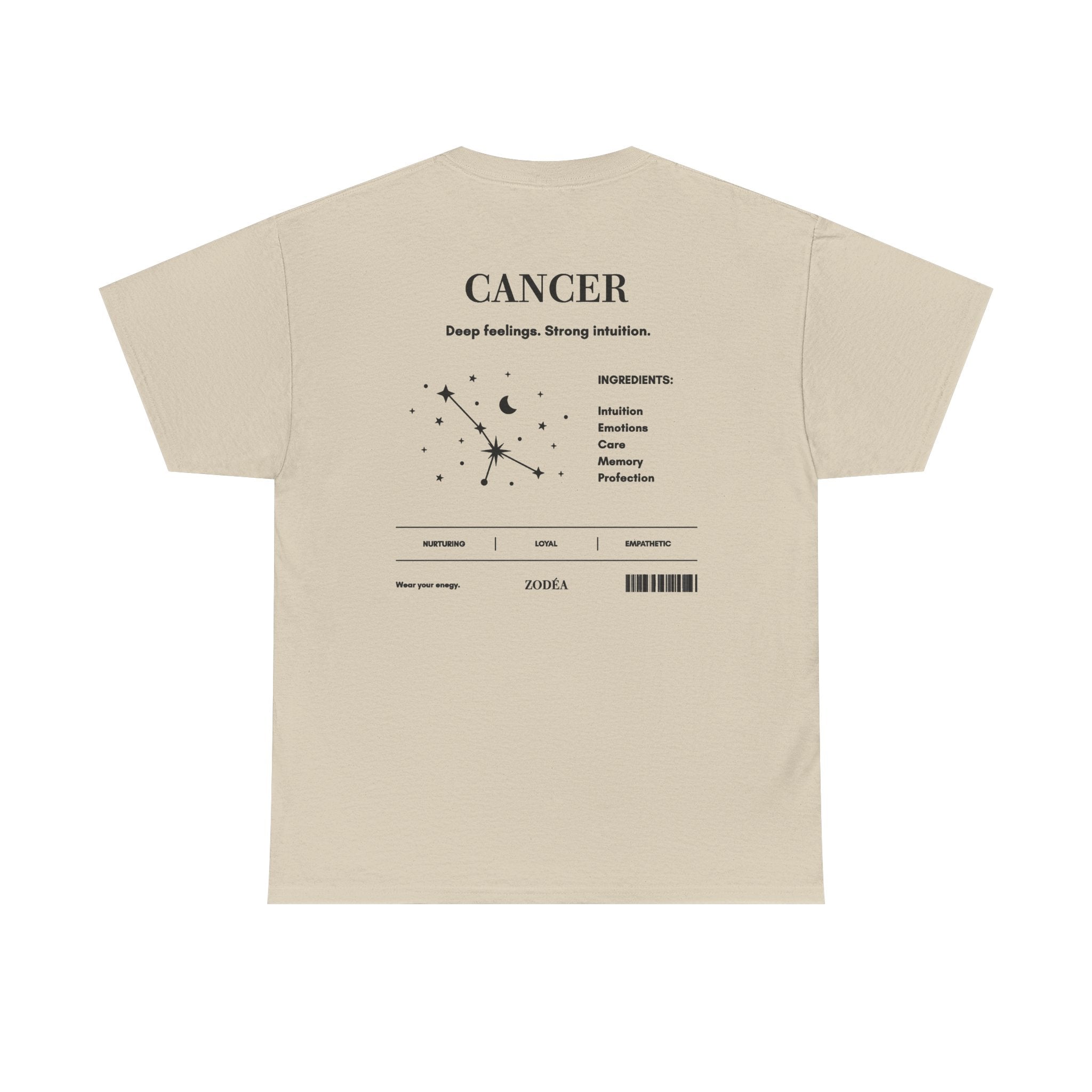 Camiseta del Zodíaco Constelación Cáncer