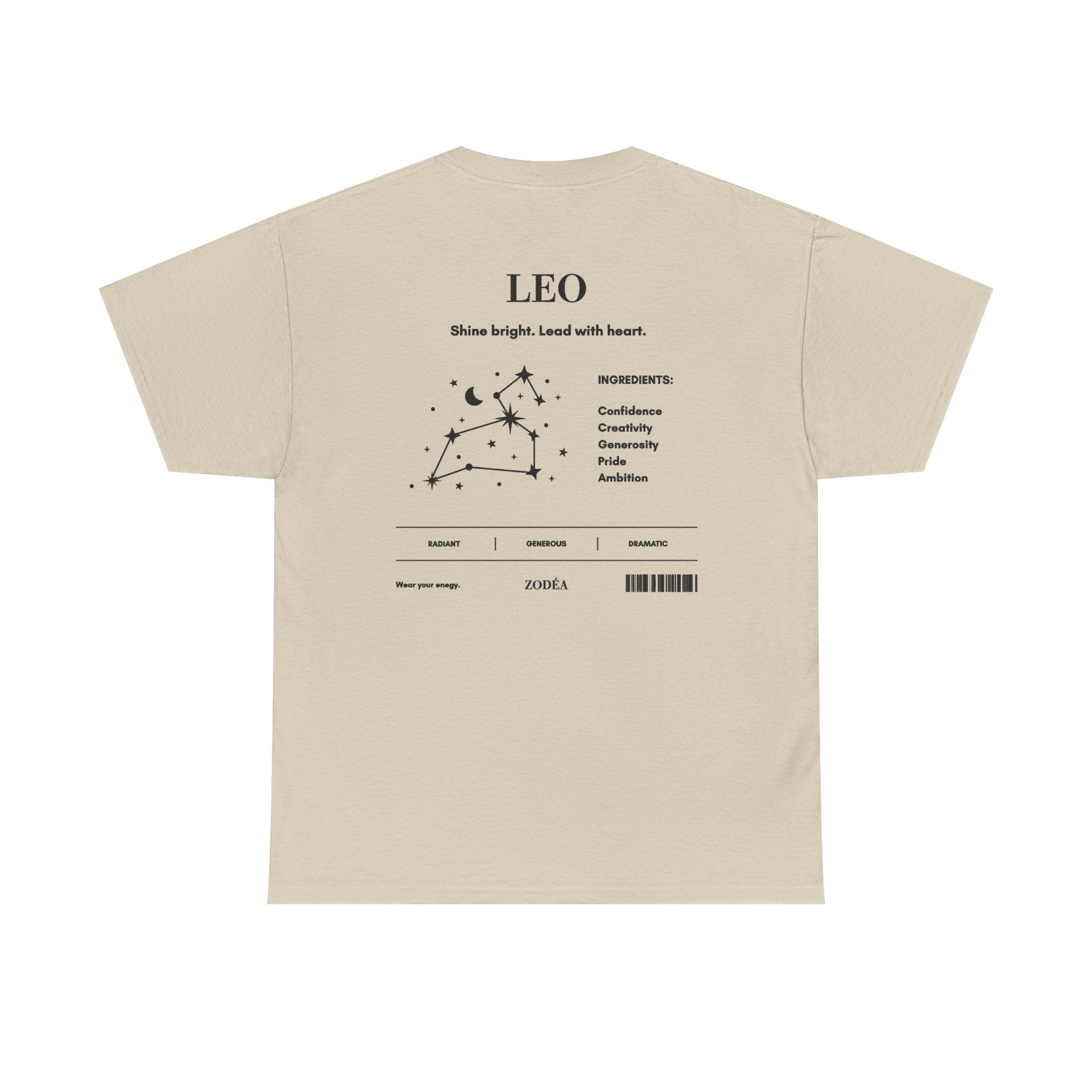 Camiseta del Zodíaco de la Constelación de Leo