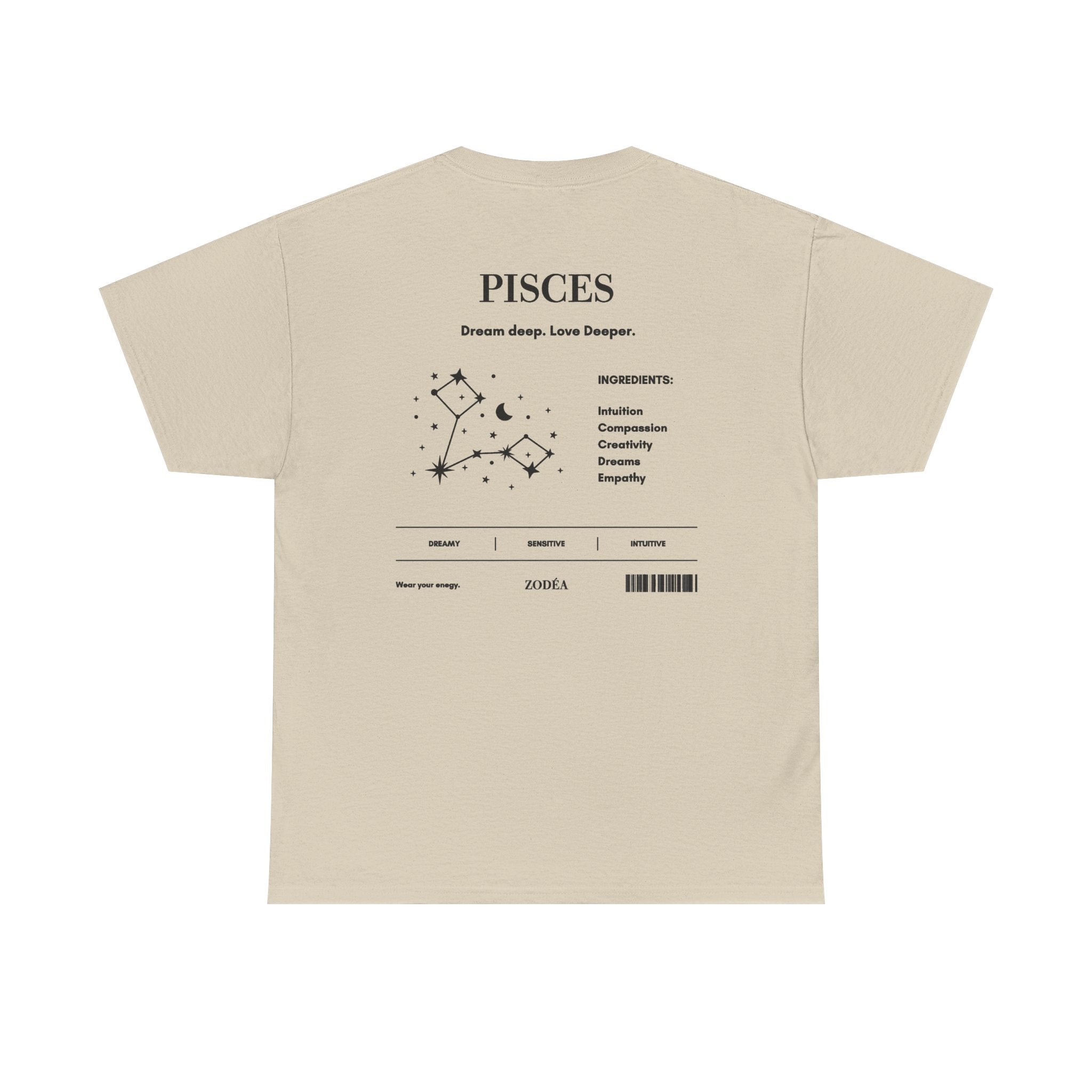 Camiseta del Zodiaco Constelación de Piscis
