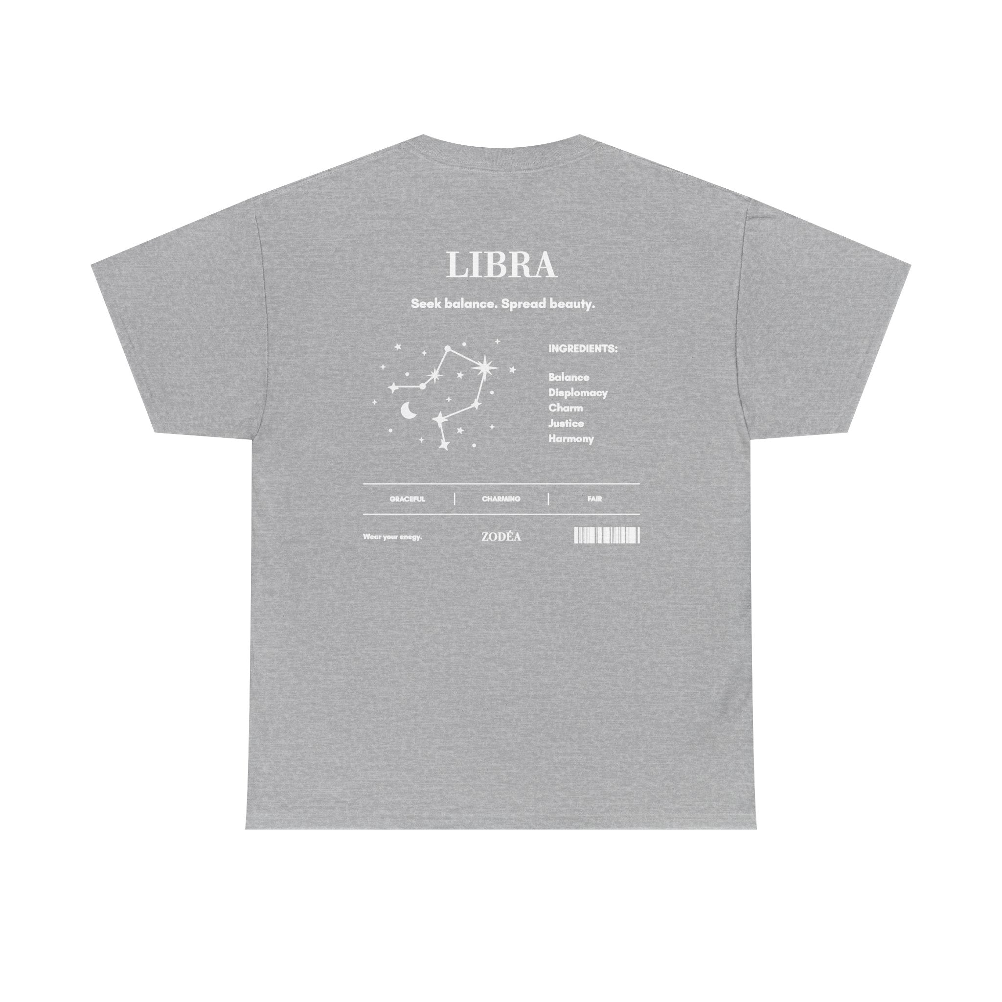 Camiseta del Zodiaco Constelación Libra