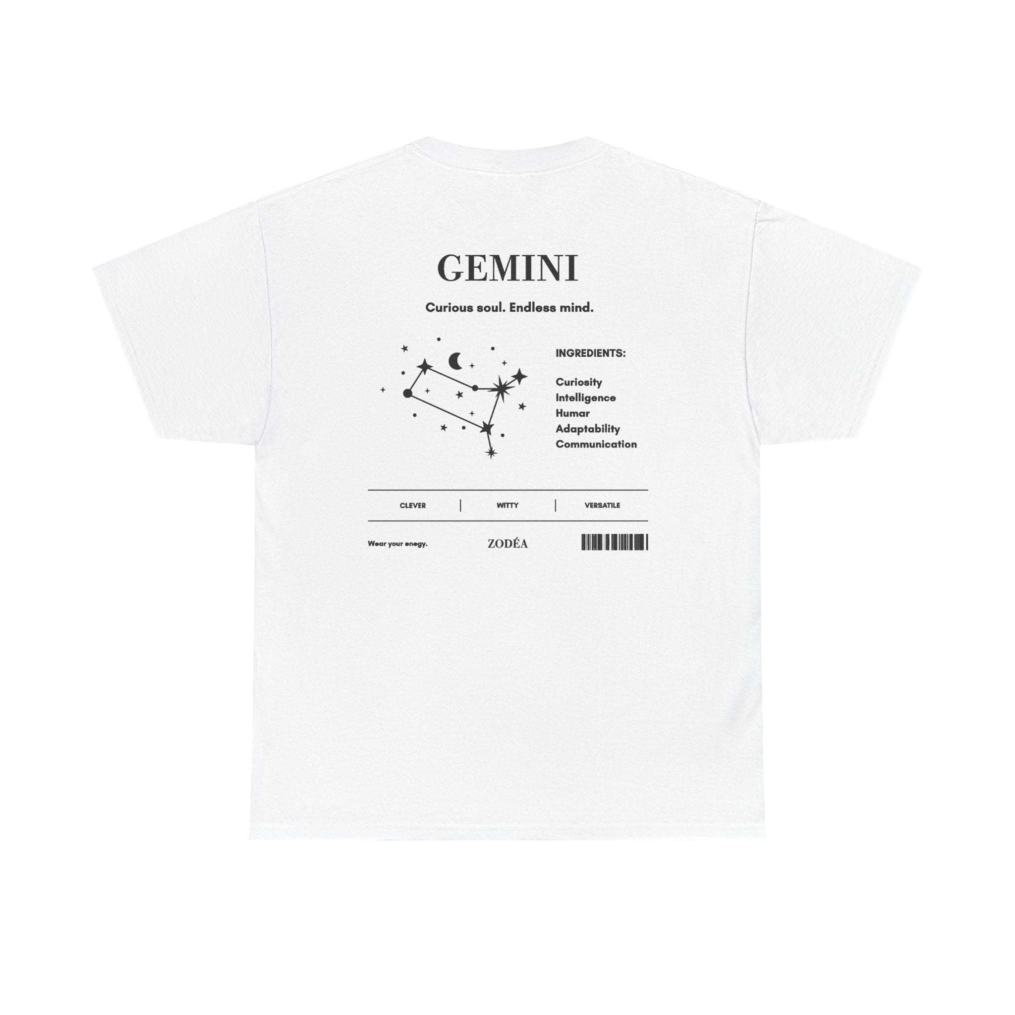Camiseta con el Zodíaco de la Constelación de Géminis