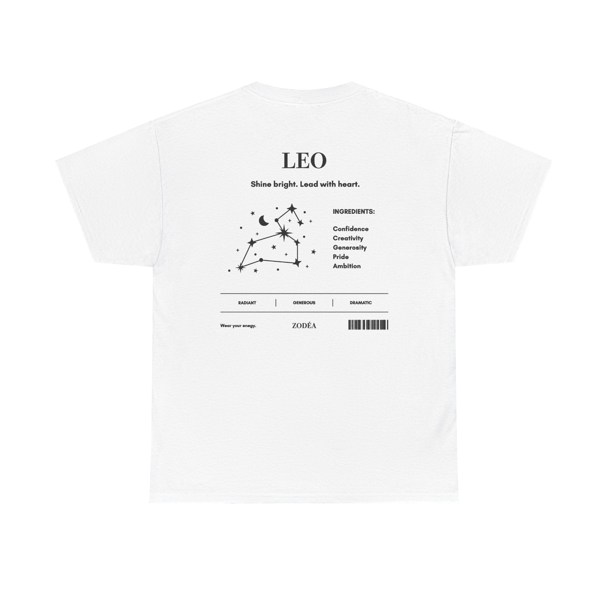 Camiseta del Zodíaco de la Constelación de Leo