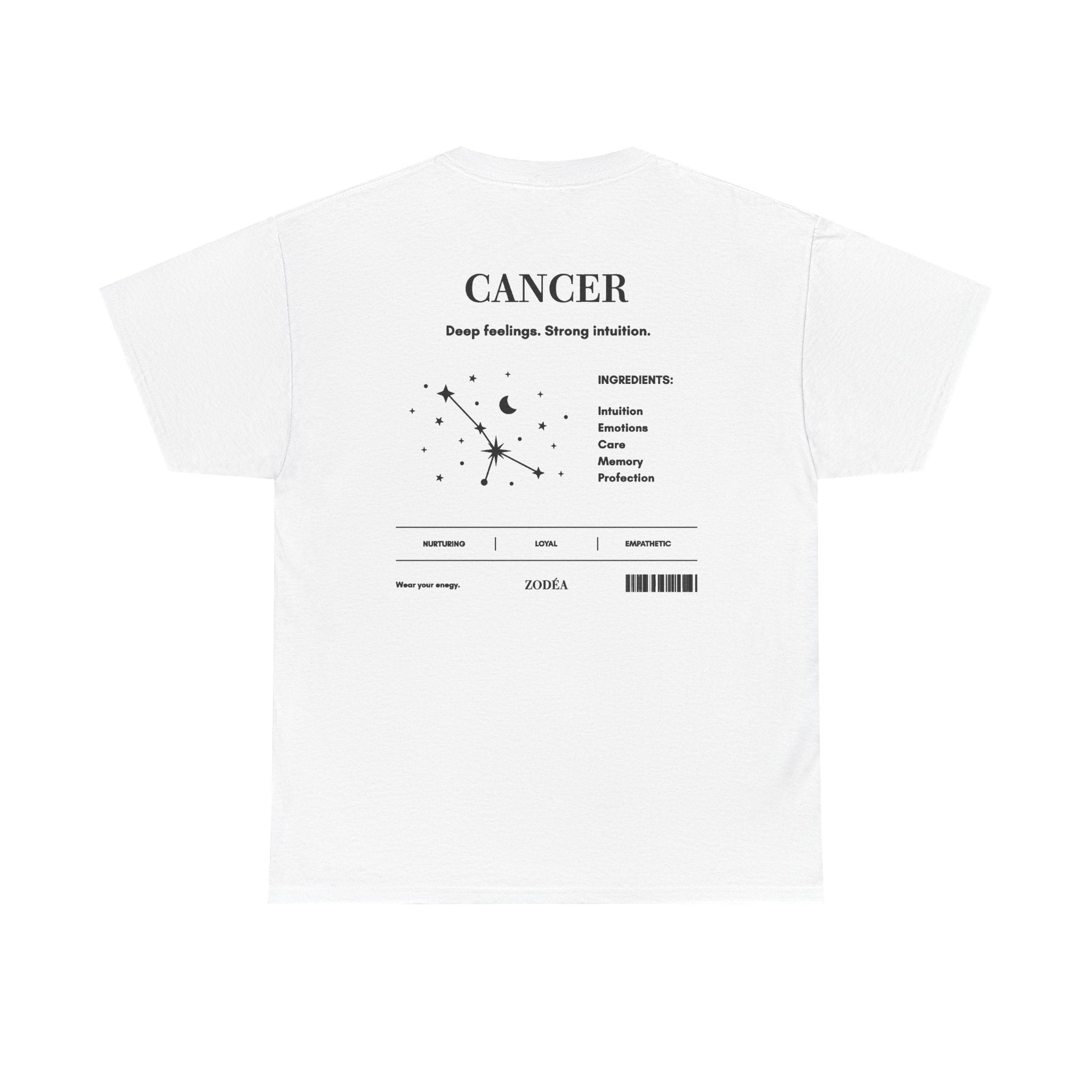 Camiseta del Zodíaco Constelación Cáncer