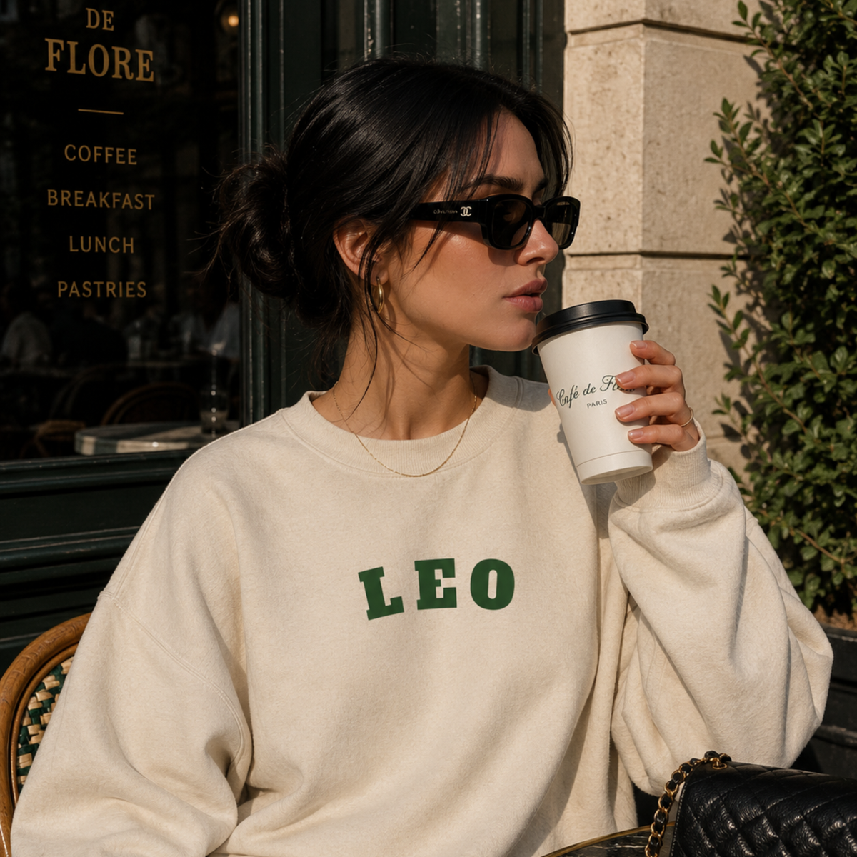 Leo Zodiac Crewneck Sweatshirt