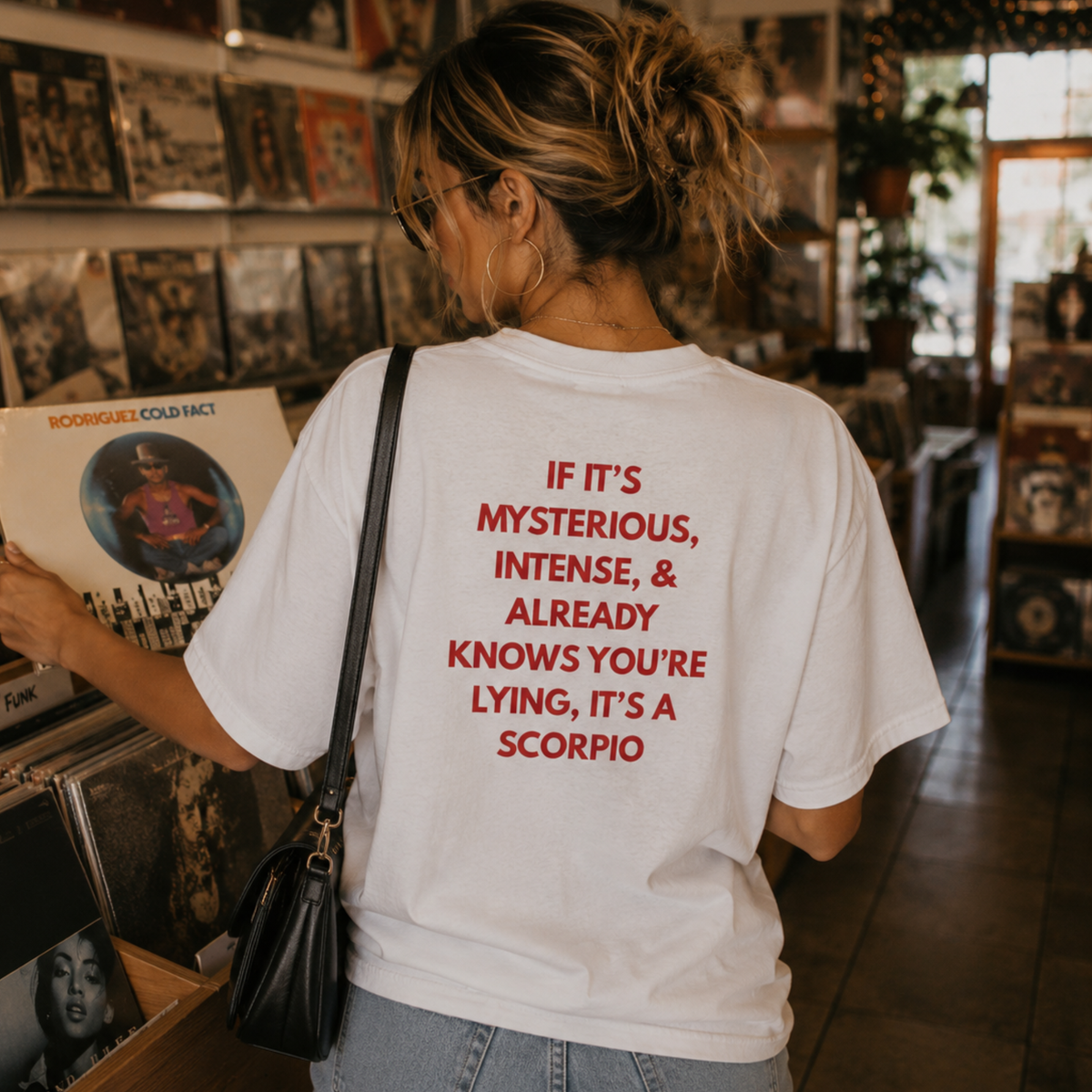 Scorpio Zodiac Tee — "If it's mysterious, intense, & already knows you're lying, it's a Scorpio"