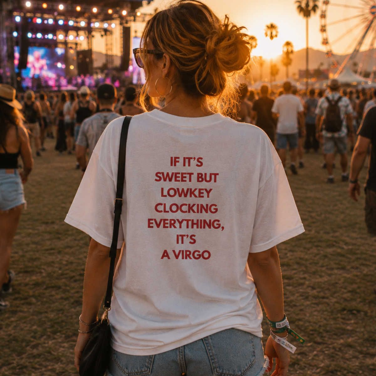 Virgo Zodiac Tee — "If It’s Sweet But Lowkey Clocking... It’s a Virgo"